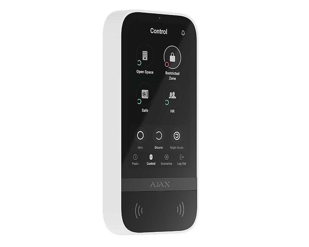 Ajax KeyPad TouchScreen (8EU) ASP blanc
